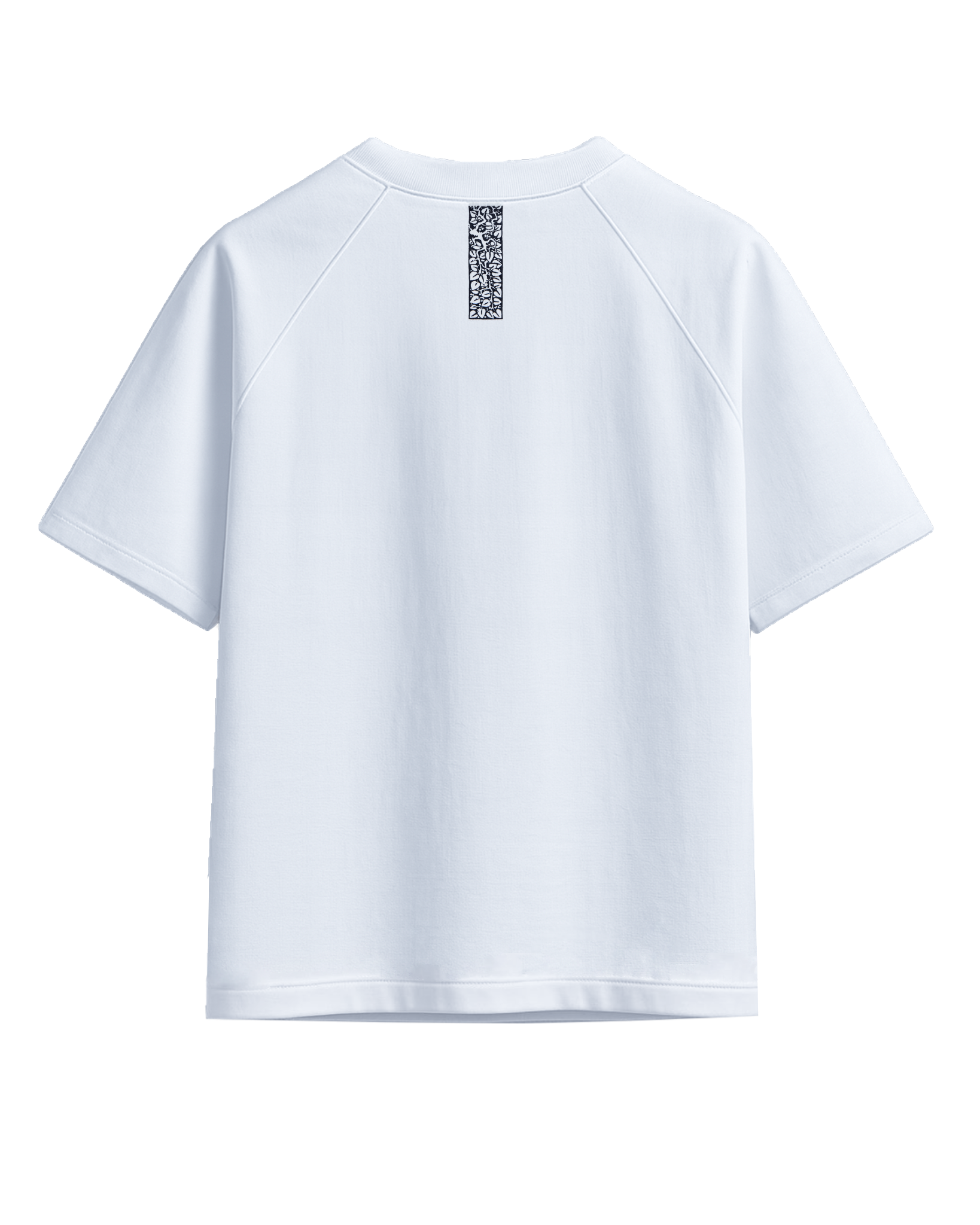RAGLAN T-SHIRT 'RS' OFF-WHITE