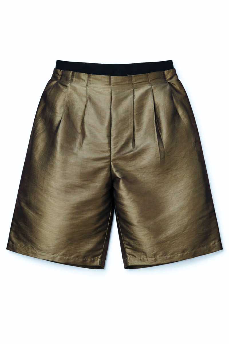 WIDE 'IRIDESCENT' SHORTS