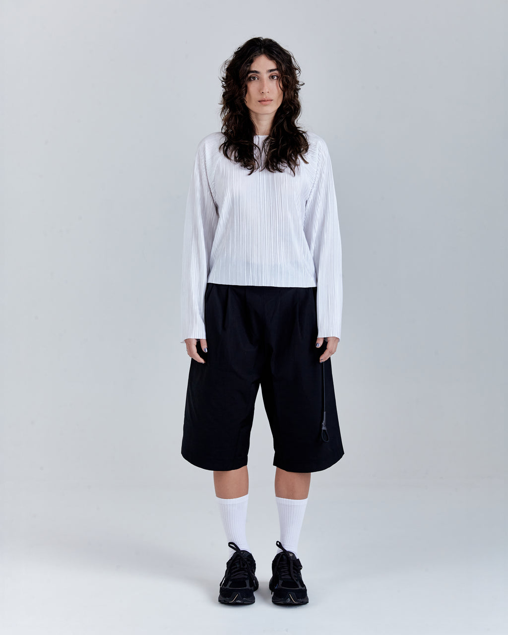 RAGLAN LONGSLEEVE PLISSE