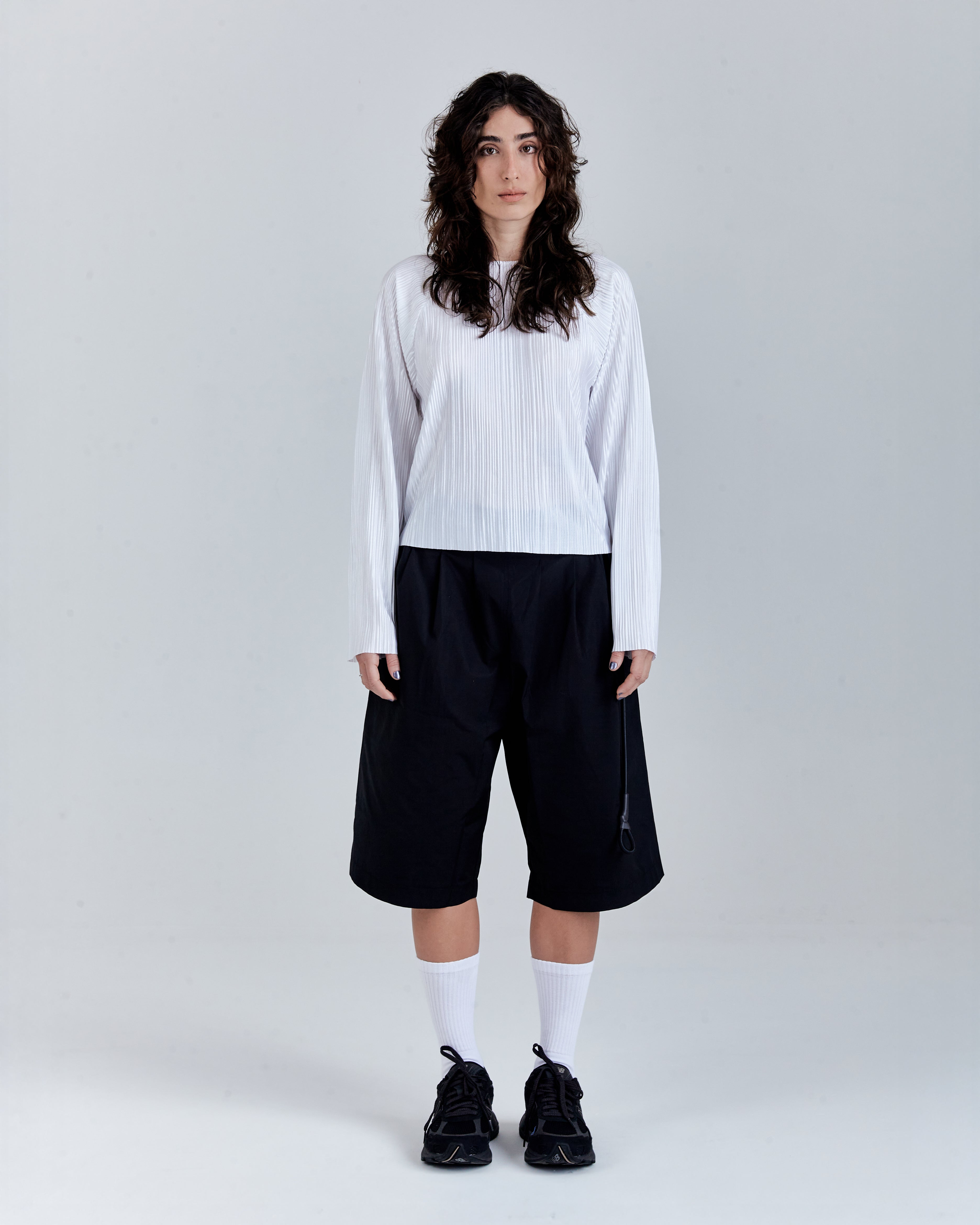 RAGLAN LONGSLEEVE PLISSE
