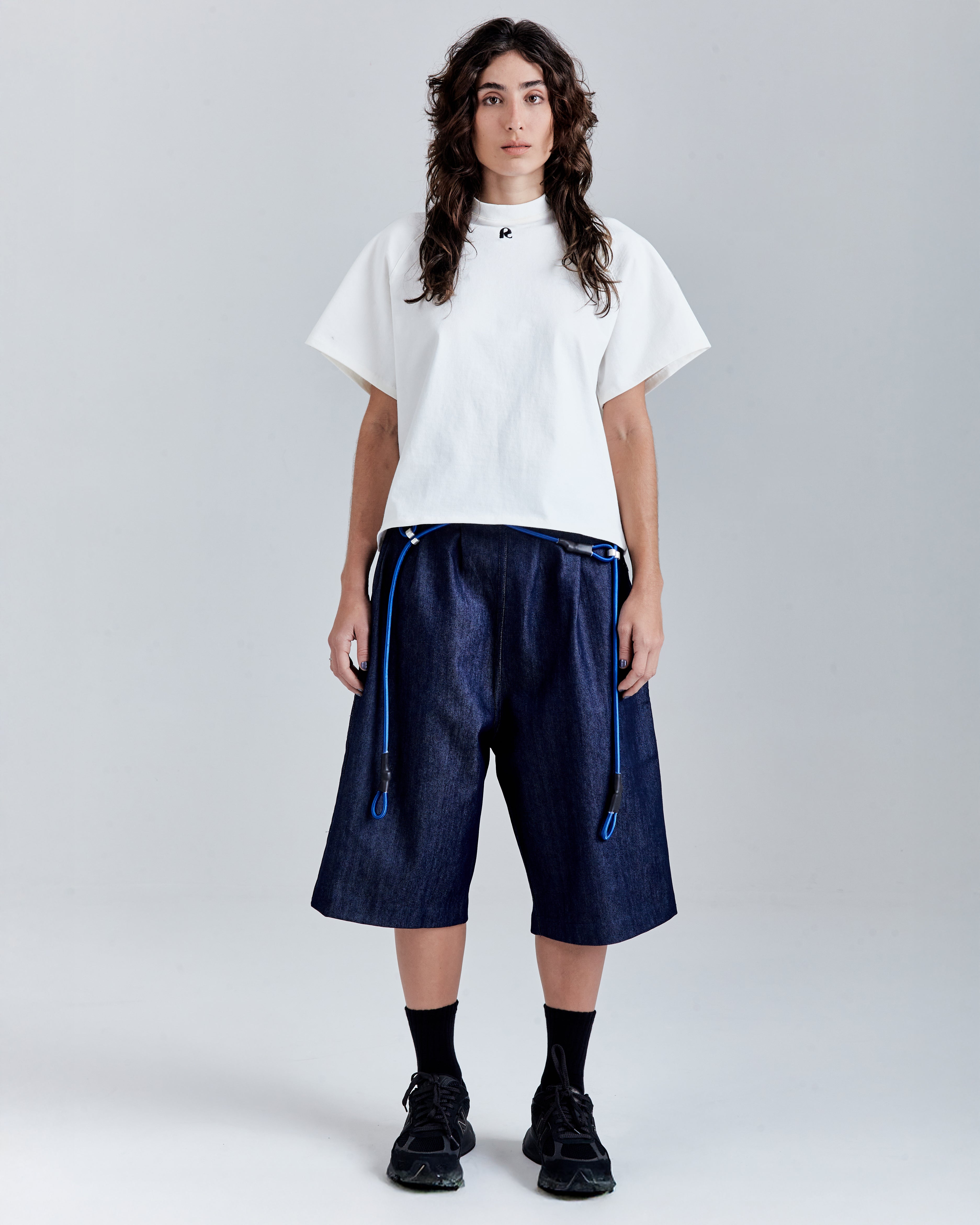RAGLAN T-SHIRT 'RS' OFF-WHITE