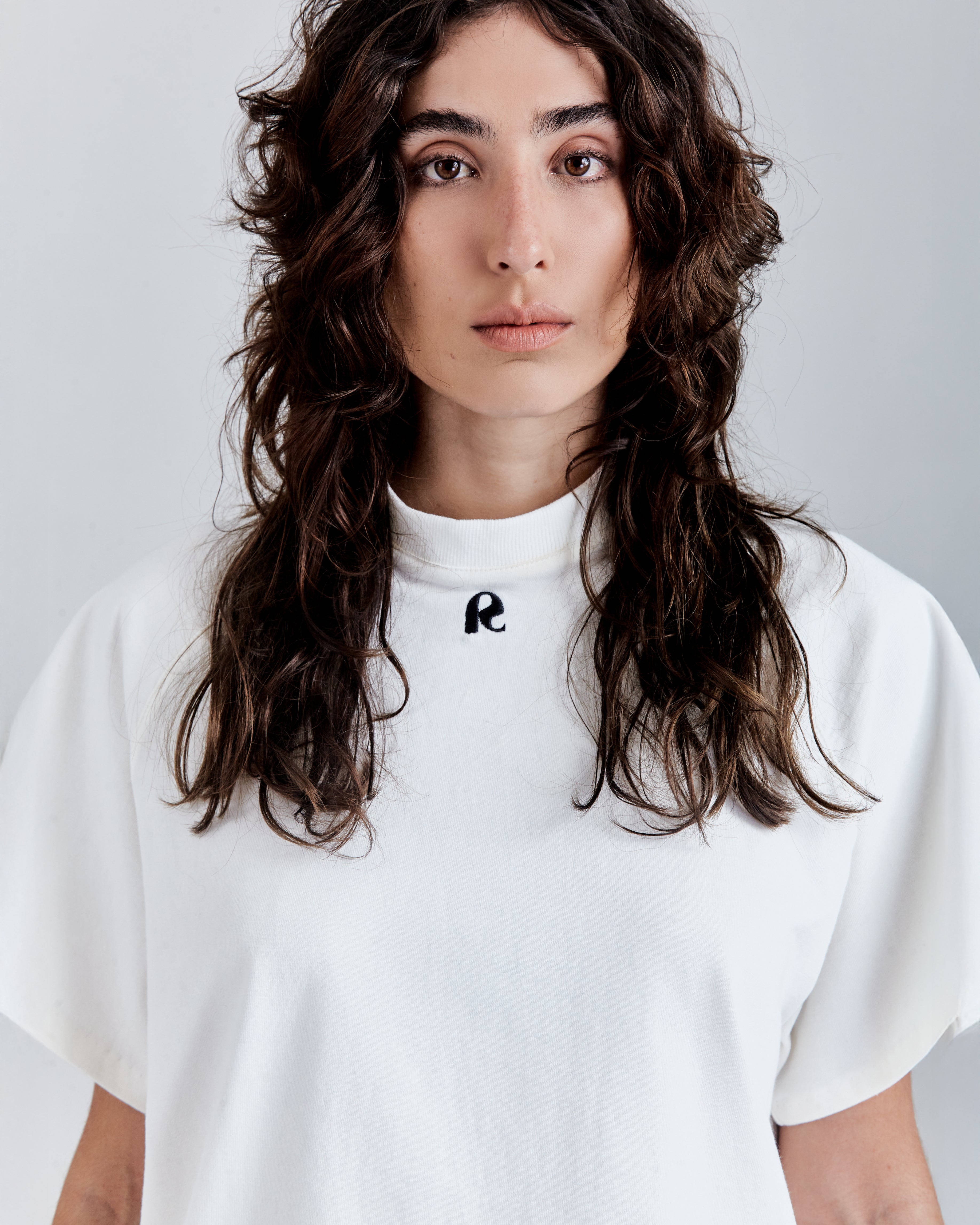 RAGLAN T-SHIRT 'RS' OFF-WHITE