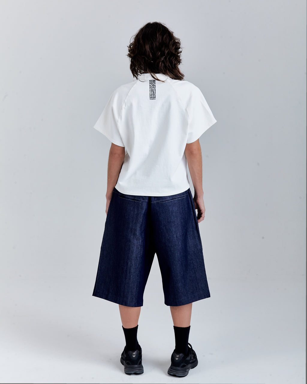 RAGLAN T-SHIRT 'RS' OFF-WHITE