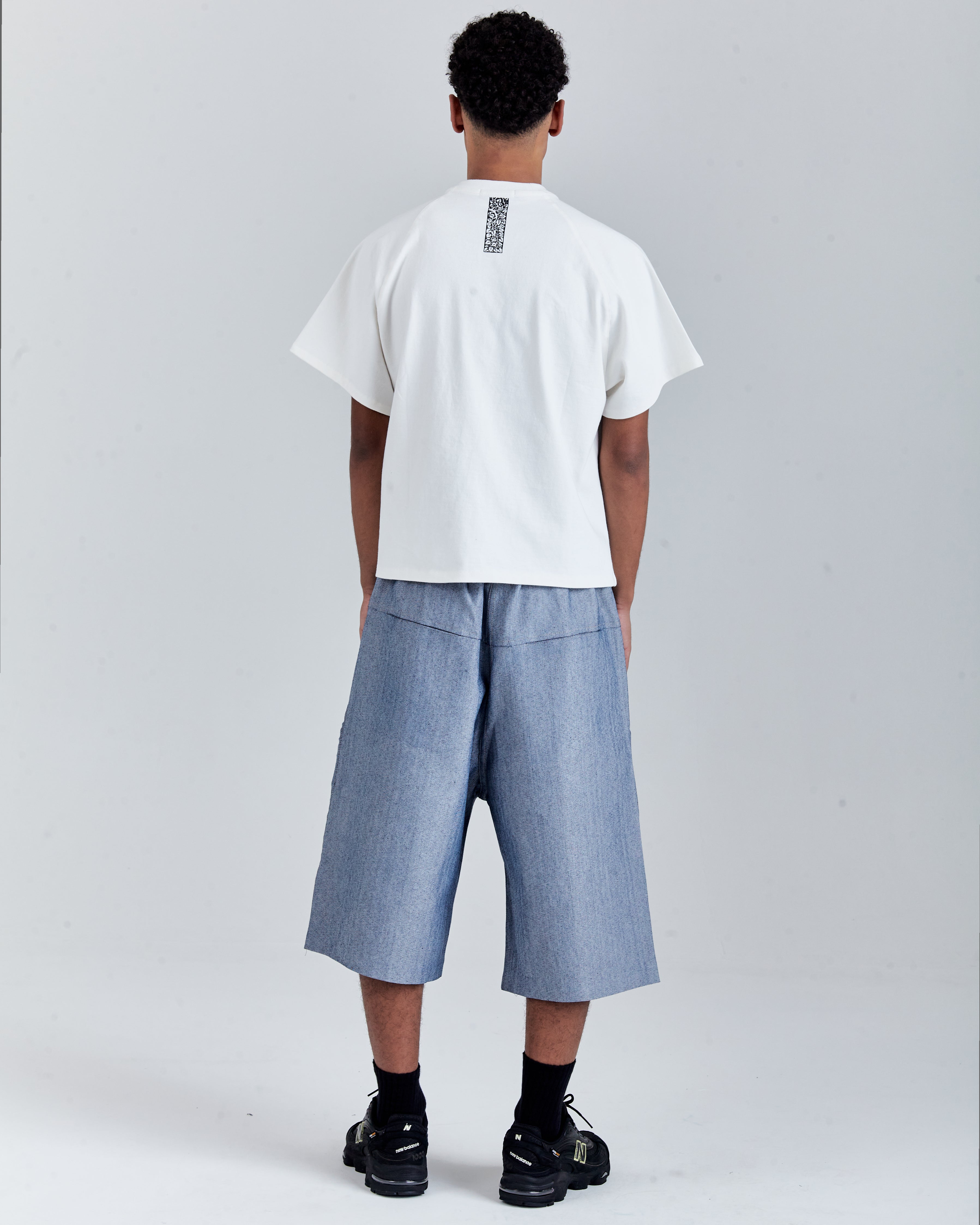 RAGLAN T-SHIRT 'RS' OFF-WHITE