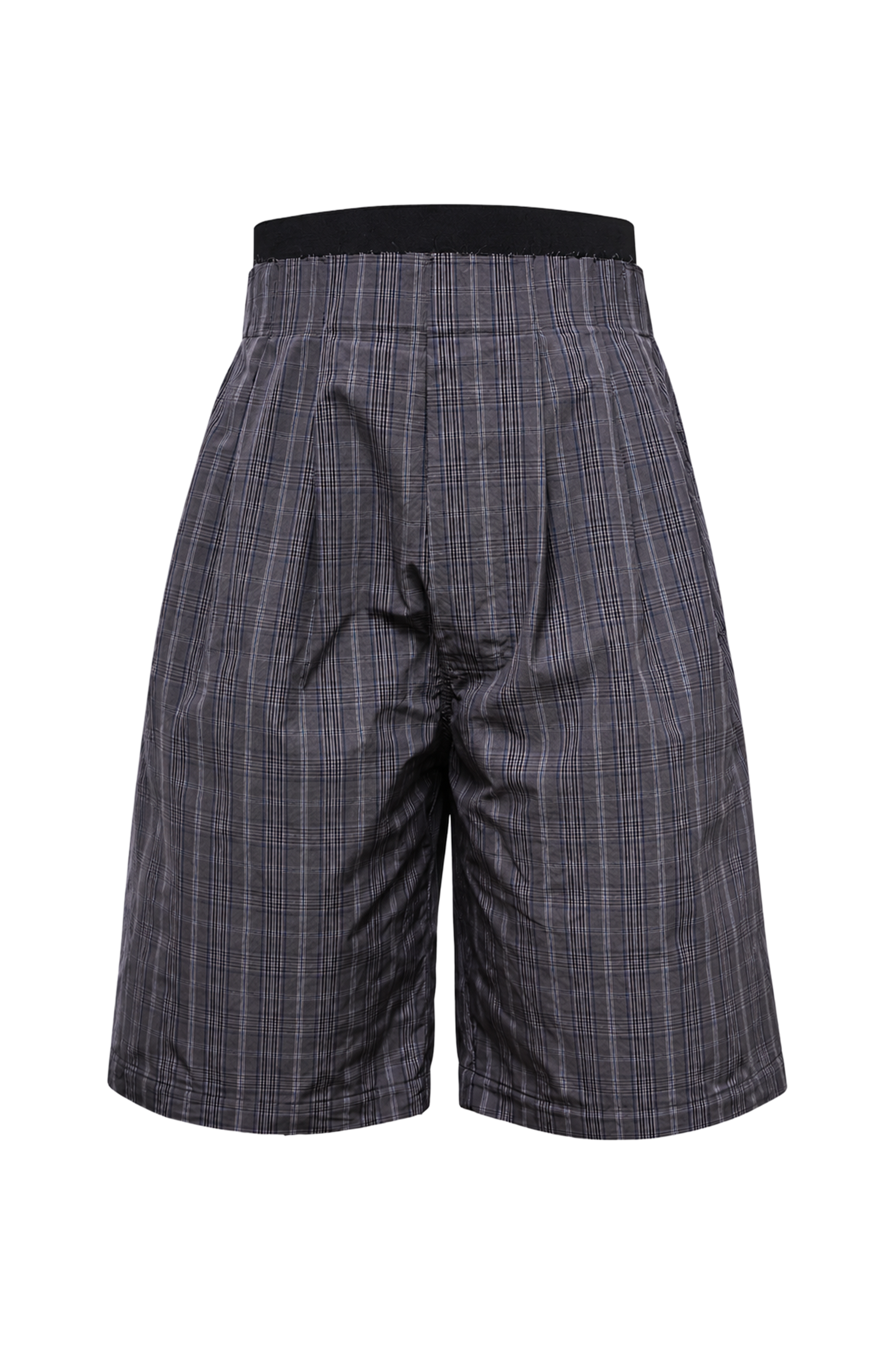 WIDE PLAID SHORTS