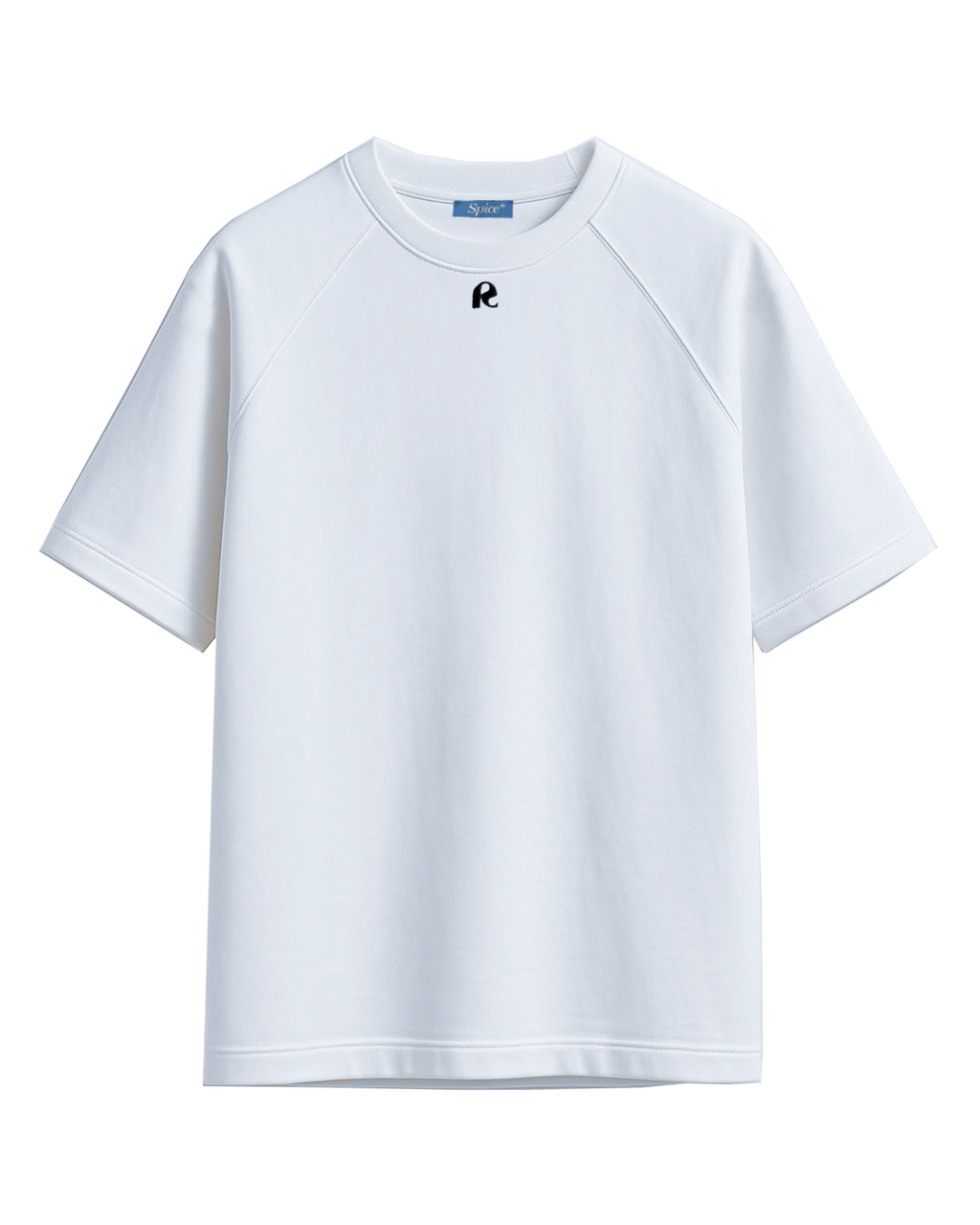RAGLAN T-SHIRT 'RS' OFF-WHITE
