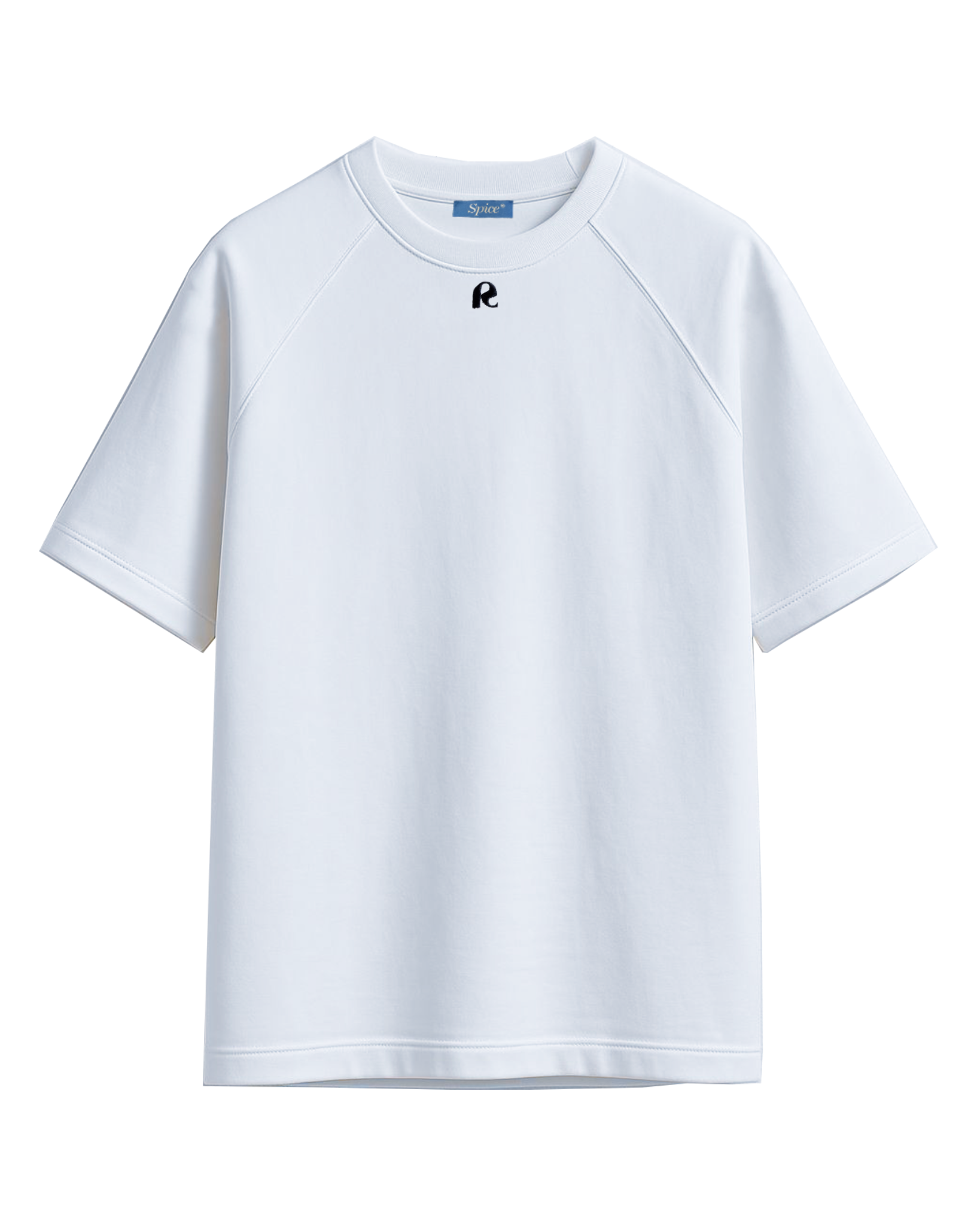 RAGLAN T-SHIRT 'RS' OFF-WHITE