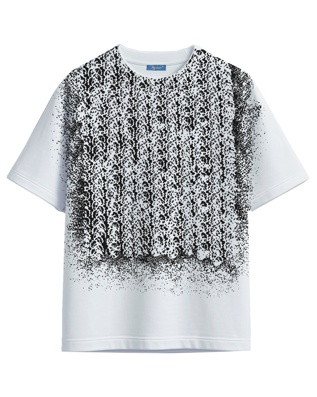 REGULAR T-SHIRT “TROMPE-L'OEIL” OFF-WHITE