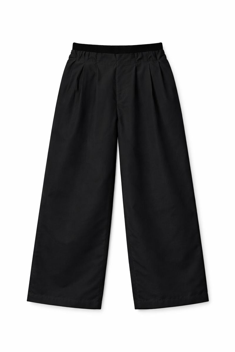 WIDE COTTON TECH PANTS